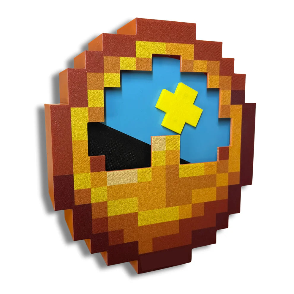 Reloj de pared de Minecraft funcional