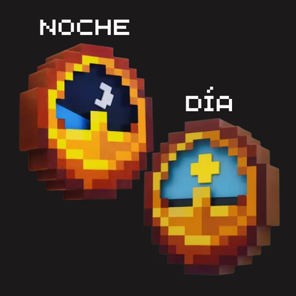 Reloj de pared de Minecraft funcional